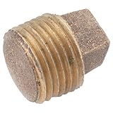 Red Brass Threaded Solid Pipe Brass Plug-3/8" BRASS PLUG (並行輸入品)