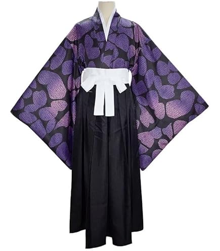 Amazon | 鬼滅の刃 黒死牟 こくしぼう コスプレ 衣装 wig下駄 【セット