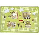 Joy Carpets Kid Essentials Infants & Toddlers Big Machines Rug, Multicolored, 7'8" x 10'9" [並行輸入品]