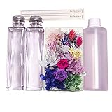 ハーバリウムキット【150ml　2本作成】 (天然石アメジストパープル)