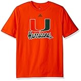 NCAAマイアミハリケーンユースBoys 8 – 20スクリプト半袖Tシャツ、XL（18）、オレンジ