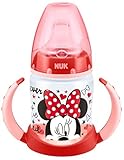 NUK First Choice Mickey and Minnie Learner Bottle (Red) by Nuk [並行輸入品]
