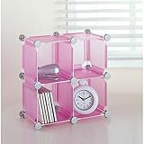 Organize It All Translucent Cubes, Small, Pink by Organize It All