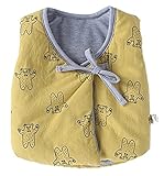 C-Princess ベビー服 秋冬 可愛い ベスト トップス 綿服 外出服 チョッキ 袖なし コート 厚手 防寒 子供 キッズ 女の子 男の子 出産祝い イエロー 100