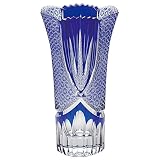 NARUMI グラスワークス スワール 花瓶(青) 20cm GW6053-233BL