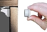Magnetic Safety Locks for Cabinets, Drawers, and Cupboards. Child and Baby Proof Your Kitchen and Ba