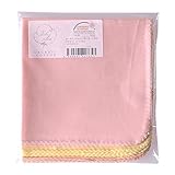 ファブリックプラス 赤ちゃん用ガーゼハンカチ オーガニックコットン100%ガーゼ日本製 27×27cm 3枚セット ピンク+イエロー+オレンジ 綿100%