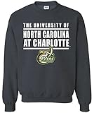 NCAA North Carolina Charlotte 49ersバーロゴクルーネックスウェットシャツ、Large、DarkHeather