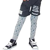 (ポスター) POSTAR　スタードット レギンス　杢グレー　90cm