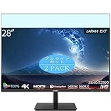 2枚 VacFun ブルーライトカット フィルム ， JAPANNEXT JN-IPS2802UHDR 28インチ モニター 向けの ブルーライトカットフィルム 保護フィルム 液晶保護フィルム（非 ガラスフィルム 強化ガラス ガラス ケース カバー ）