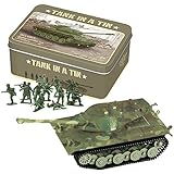 [ウェストミン スター]Westminster Battery Operated Tank In A Tin With 12 Green Army For Battle Play 56373 [並行輸入品]