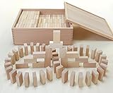 木製おもちゃのだいわ ドミノ 積木 3cm 168pcs