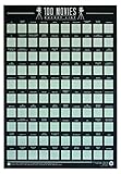 (Movies) - Gift Republic 100 Movies - Scratch Off Bucket List Poster