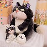 ルシファー猫ぬいぐるみ、シンデレラルシファー猫漫画ぬいぐるみ猫おもちゃ、漫画カワイイぬいぐるみ、ぬいぐるみ人形キッズアニメギフト