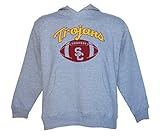 USC Trojans Youth Large ( 16 – 18 )フード付きスエットシャツ – グレー