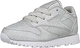 Reebok ユニセックス・キッズ CL LTHR SYN カラー: シルバー