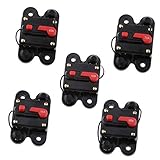 Perfk 40/70/120/160/180Amp　サーキットブレーカー　ヒューズホルダー　遮断器　全5個　手動