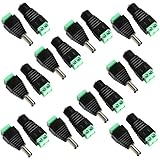 Youtumall LEDテープライト専用 5.5*2.1mm DC電源コネクタ (10xMale+10xFemale)