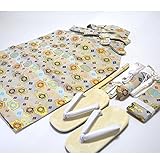 七五三 3歳 5歳 男児 金襴 袴 セッ 男の子 2サイズ6タイプ/M(55cm) 2(ベージュ・亀甲14A)