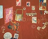 TheレッドStudio by Henri Matisse Figurative内部ポスター(選択サイズの印刷) 11x14 Print BM-M1926pf