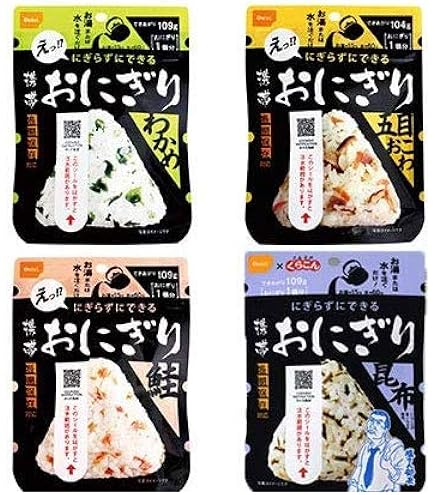 Amazon | 5年保存 携帯おにぎり3種 24袋セット 各8袋 非常食 防災食