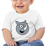 クール ボーイとガール カートゥーン サイ デザイン 半袖シャツ タイツ White Size 24 Months