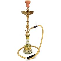 シーシャ　金属製水タバコ ゴールド 1ホース 51q4ECRXYKL._AC_UL210_SR210,