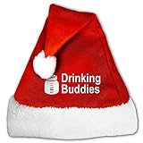クリスマス サンタ帽 クリスマス プレゼント クリスマスツリー 飾り 飲む 仲間 ベビー ボトル プリント スタイル サンタクロース キャップ サンタクロースキャップ コスチューム Small