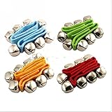 EWIN(R) 2pcs Wrist Foot Bell Instrument Percussion Orchestra Baby Rattles Toy For Children Kids [並行輸