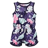 カーターズ carter's アパレル baby line ロンパース パープル ハイビスカス 綿 118G323 【並行輸入品】 6ヶ月