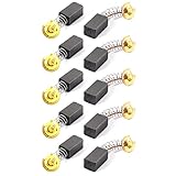 XDiscount モーターカーボンブラシ カーボン 金属 カーボンファイバー カーボンブッシング 機械ブラシ 10個入
