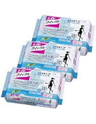【Amazon.co.jp 限定】【まとめ買い】トイレクイックル トイレ用そうじシート 詰め替え 大容量 20枚 &times;3個