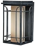 Vaxcel NPOWD080GT Newport Outdoor Sconce, Gold Stone [並行輸入品]