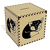 Large ' Sleeping Fox ' Money Box /貯金箱( mb00052088 )