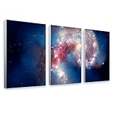 Alonlineアート – Astro Hubble Telescope NASA Space Galaxy Framedのコットンキャンバスホーム装飾壁アート博物館品質フレームをハングアップする準備