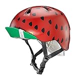 (バーン) bern ヘルメット キッズ ニーナ Nina Zip Mold サテンレッドストロベリー S-M