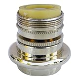 lasco-simpatico真鍮回転エアレーター標準メススレッドwithオスねじアダプタ 91091P 1