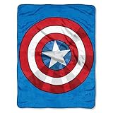 Marvel The Avengers, "The Shield" Micro Raschel Throw by The Northwest Company, 46" by 60" [並行輸入品]