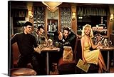 Chris Consaniプレミアムシックラップキャンバス壁アート印刷題名ブループレートSpecial 36" x 24" 2485793_24_36x24_none