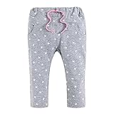 【SEBLES】ベビー服 パンツ ボトムス 長ズボン スウェット 無地 プリント 綿 コットン カジュアル アニマル 紐 ユニセックス 男の子 女の子 1歳 2歳 3歳(グレー兎,80cm)