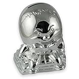 銀メッキのハンプティ・ダンプティの貯金箱