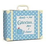 Child to Cherish Polka Dot Going to Grandma's Keepsake, Blue by Child to Cherish