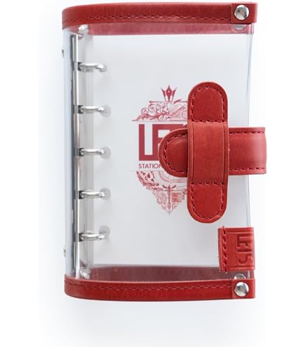 Amazon.co.jp: LETS STATIONERY GOODS クリア システム手帳 ミニ6
