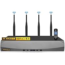 Amazon | OOSSXX NVRレコーダー 録画機 4K 800万画素録画機 16台