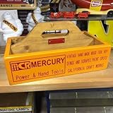 マーキュリー 木製 ツールボックス 工具箱 イエロー mercury アメリカン雑貨