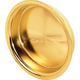 Slide-Co 164134 Closet Door Pull, Flush, Solid Brass, 2-1/8-Inch Round,(Pack of 2) by Slide-Co