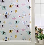 ABO No-Glue 3D Static Decorative Privacy Window Film AW1010 ((17.7'x78.7'(45x200cm)) [並行輸入品]