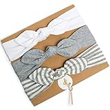 BIANHUAN ベビー ヘアバンド 赤ちゃん へあバンド キッズ コットン リボン ヘアアクセサリー 髪飾り 髪留め カチューシャ 花 かわいい 出産祝い 誕生日 プレゼント (B)