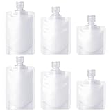 パウチ容器 タレパック6点セット 旅行用リキッドパウチ 小袋容器 ポーチ 詰め替えボトル 持ち運び 詰め替え容器 クリーム ローション 保存 シャンプー ボトル 透明 密封 容量 30ml 50ml 100ml (混載)