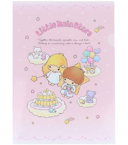 Amazon | リトルツインスターズ A4クリアファイル 50周年 SANRIO